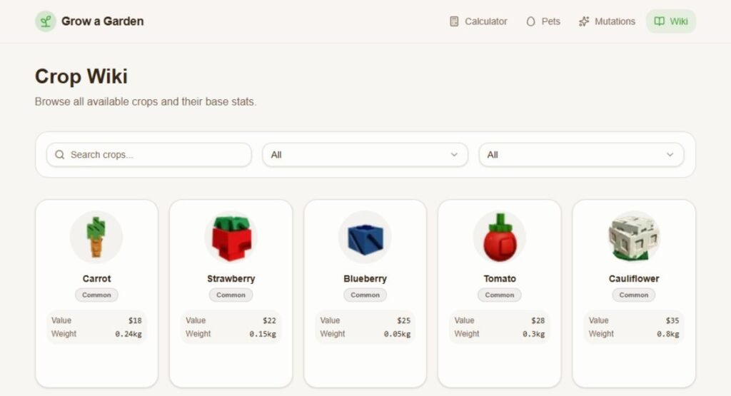 How to Use the Grow a Garden Calculator